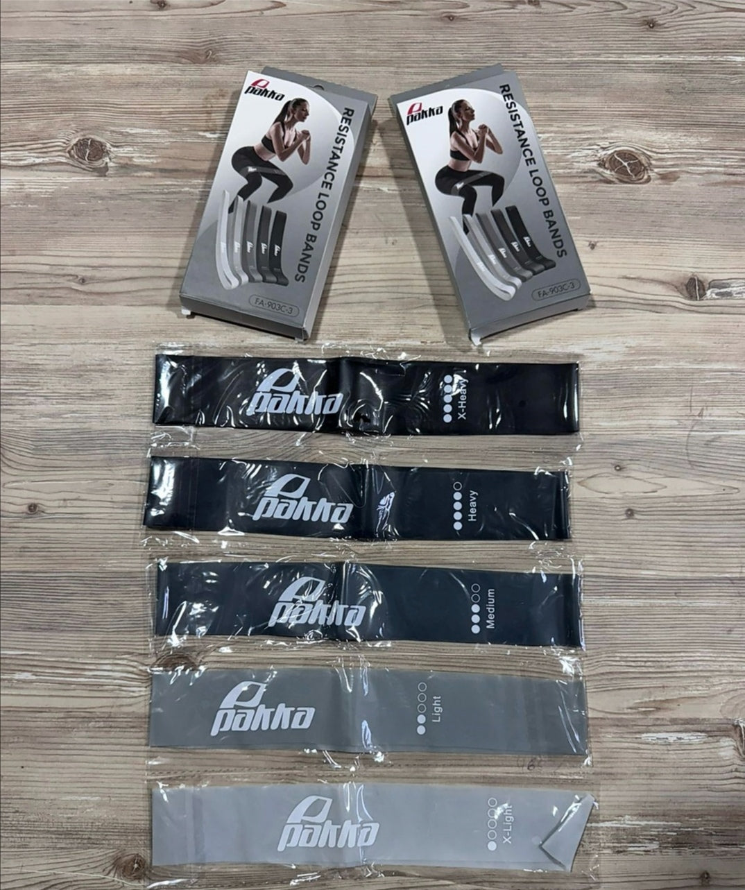 Pack 5 Mini Bandes de Résistance – 5 Niveaux pour Fitness & Renforcement