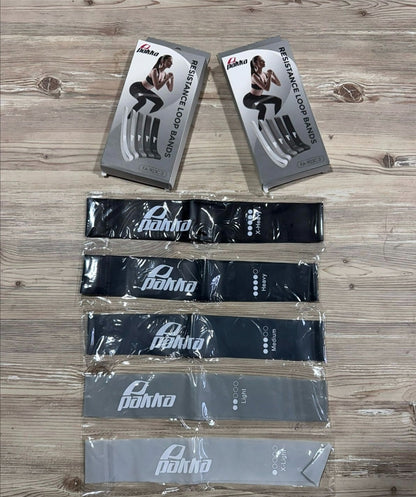 Pack 5 Mini Bandes de Résistance – 5 Niveaux pour Fitness & Renforcement
